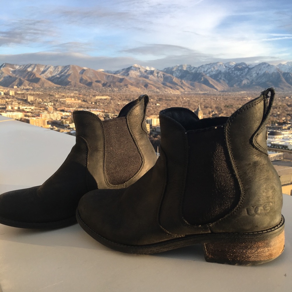 Black Bonham Ugg Booties - Size 8